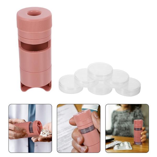 

storage bottles & jars 1pc portable case multi-function container mini box