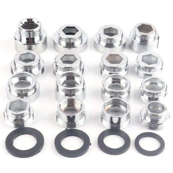 

kitchen faucets 2pcs faucet aerator fittings 16 18 20 22 24mm g3/4 g1/2 adapter copper water purifier accessories