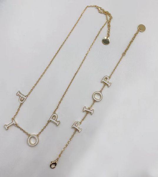 

fashion initial necklace bijoux for lady womens party wedding lovers gift jewelry with box nrj, Silver