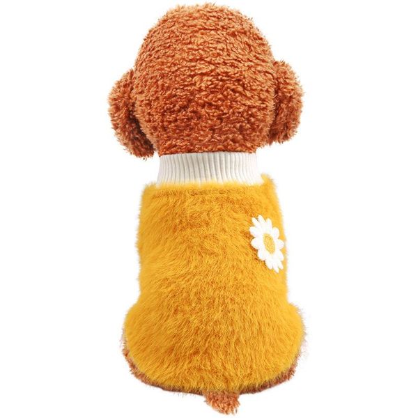 

dog apparel soft pet cat clothes costumes winter warm plush coat small puppy clothing supplies