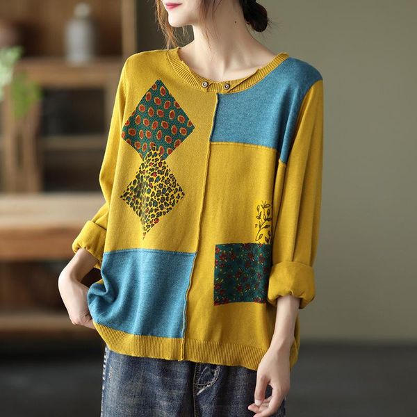 

women's sweaters autumn cotton knitting female round collar long sleeve sweater pullover, White;black