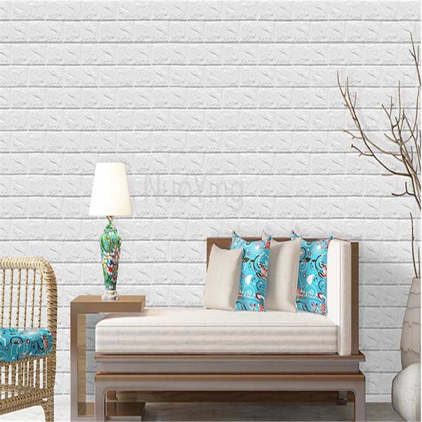 

3d self-adhesive wall stickers waterproof imitation brick embossed home decoration wallpaper children's room kitchen bedroom wallpapers