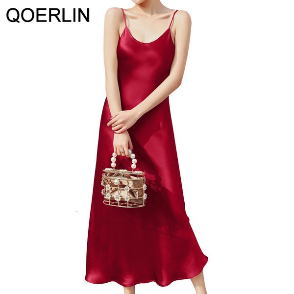 

dresses acetate satin suspender strap women sun mid-length long es female solid black maxi plus size, Black;gray