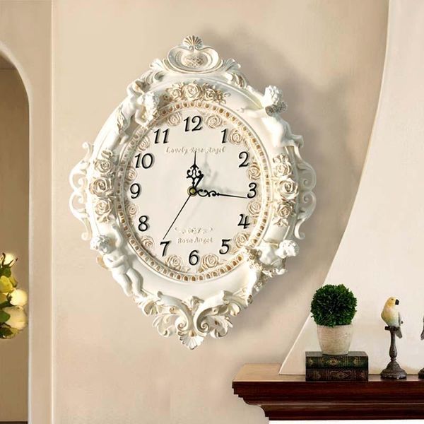 

european style wall clock creative art living room bedroom silent modern design reloj pared household eg50 clocks