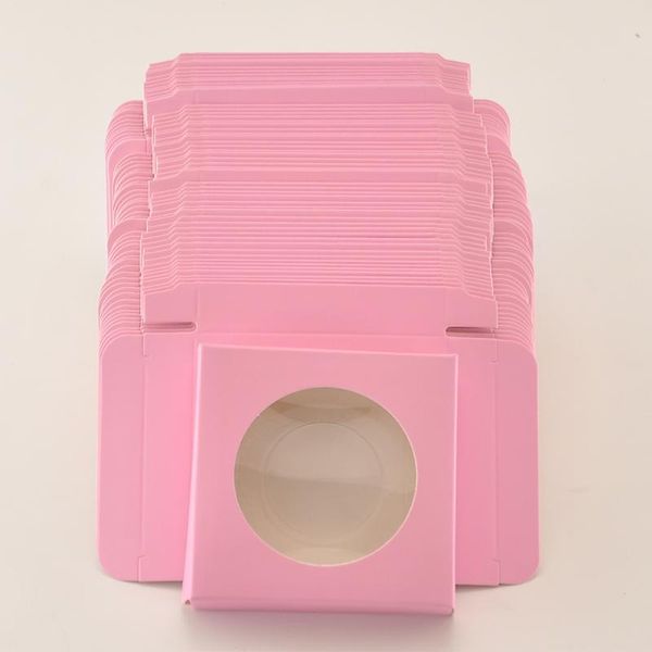 

false eyelashes wholesale eyelash packaging box lash boxes package custom square paper light pink 25mm faux cils makeup storage case vendors