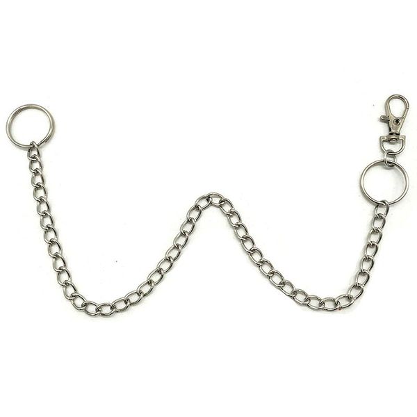 

keychains chain belt key friend hipster pant keyring hip fashion jewelry, Silver