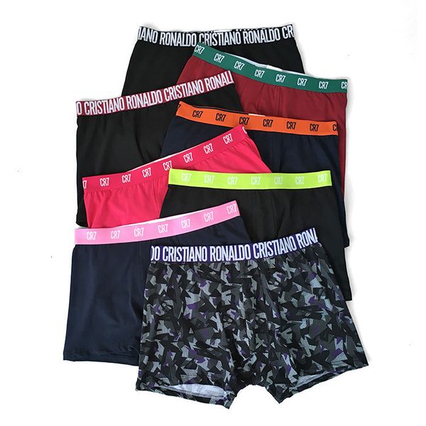 

men's underwear breathable elastic cotton boxer sports shorts, Black;white