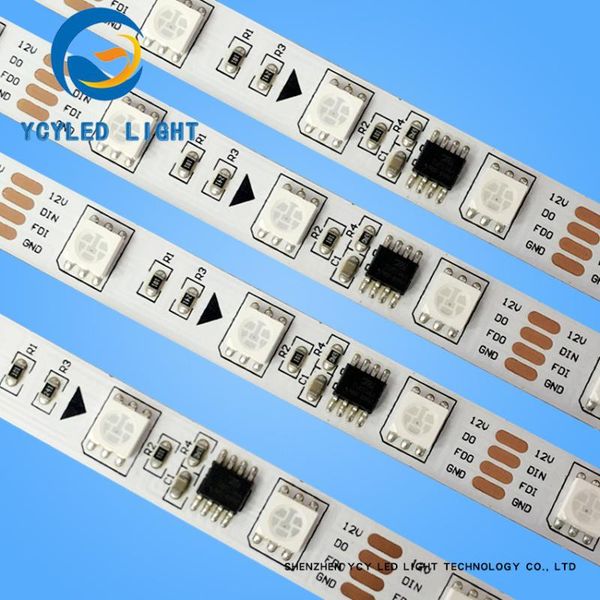 

strips tm1914 12v 48leds dual signal addressable led strip break-point continuous transmission flexible tape pixel light rgb