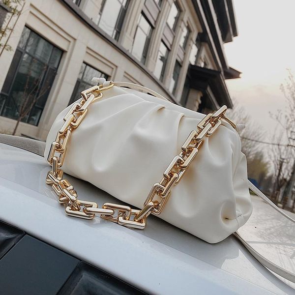 

evening bags women's chain shoulder bag luxury designer brand ladies solid color crossbody beachtravel simple feminine party clutch sac