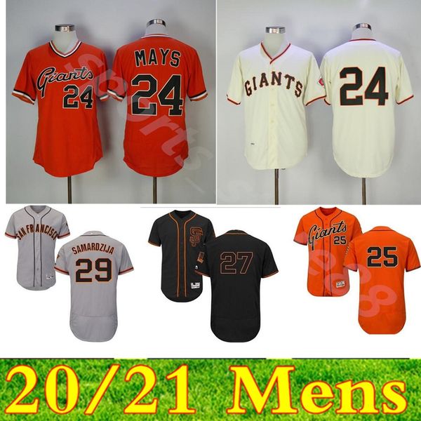 

custom men women youth jersey 24 willie mays 25 barry bonds 27 juan marichal 29 jeff samardzija baseball jerseys, Blue;black