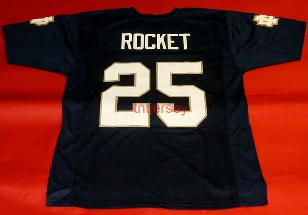 

custom raghib ismail jersey rocket stitched add any name number, Black
