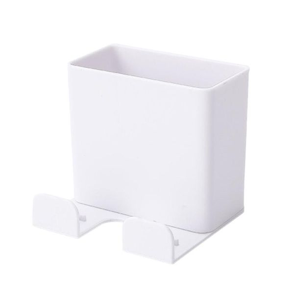 

hooks & rails wall mounted tv remote control holder air conditioner storage case mobile phone plug rack stand container shelf 7