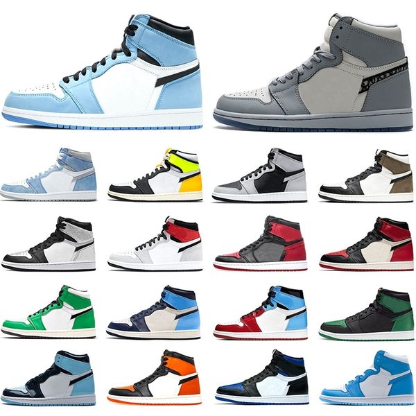 

2021 basketball shoes men women university blue 1s north carolan shadow 2.0 obsidian mocha mens trainers sneakers