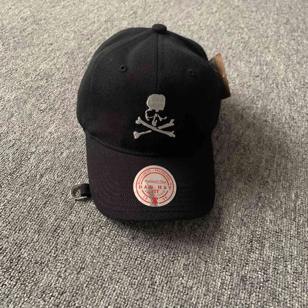 

skull embroidery co mmj name bent brim cap baseball cap dark black, Blue;gray