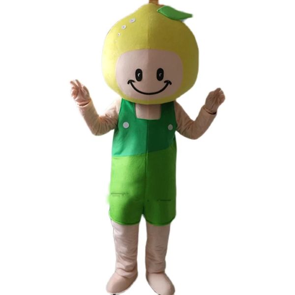 

friuts theme mascot costume halloween christmas cartoon character outfits suit advertising leaflets clothings carnival adults outfit, Red;yellow
