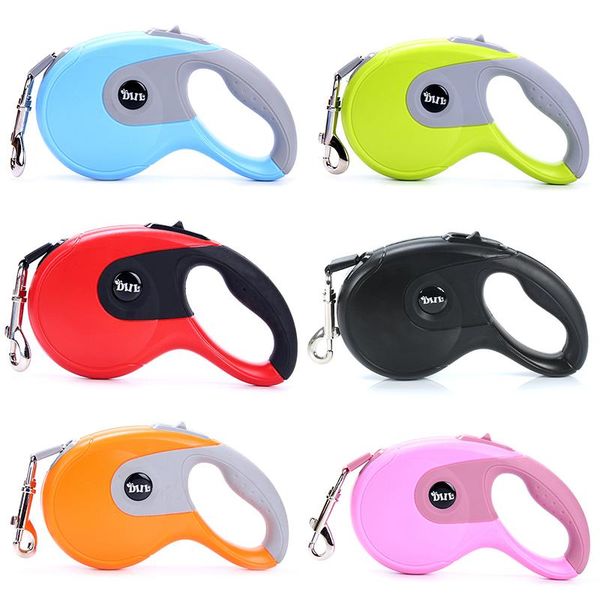 

automatic stretchable dog leash 3/5/8 meters non-slip nylon walking safety belt pet accessories collars & leashes