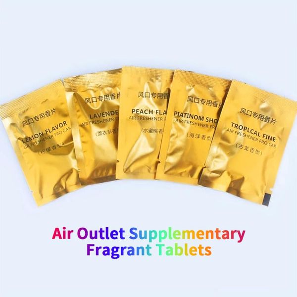 

car air freshener 10pcs/lot fragrance replacement auto vent refill conditioner diffuser perfume supplement