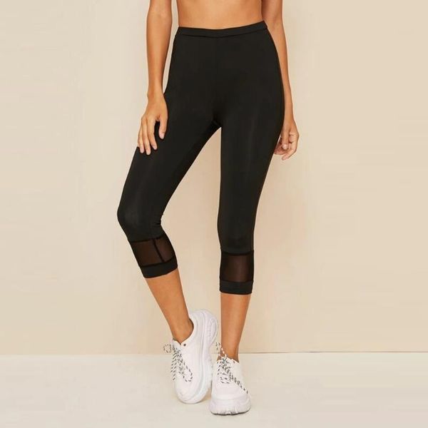 

push up leggings women clothing high waist legins workout jeggings splice tight fitness black yoga cropped pants trousers women's