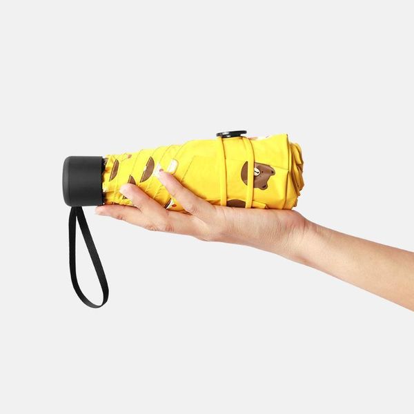

umbrellas mini fashion umbrella easy to carry folding travel equipment men women child gift rain gear diameter 90mm e09651