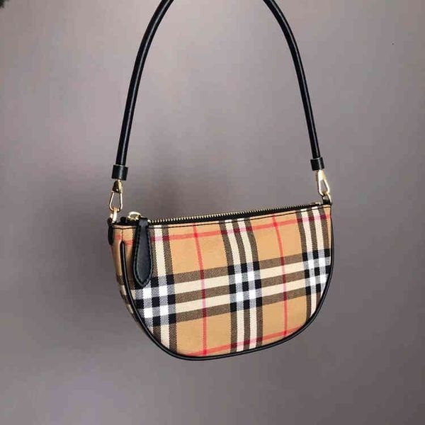 

handbag b-pattern half moon armpit bag for women with one shoulder and summer style cowhide, Black;red