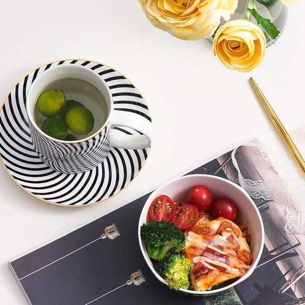 

mugs creative ceramic coffee mug geometric pattern cup travel white gold handle tea juice milk cups unique gifts