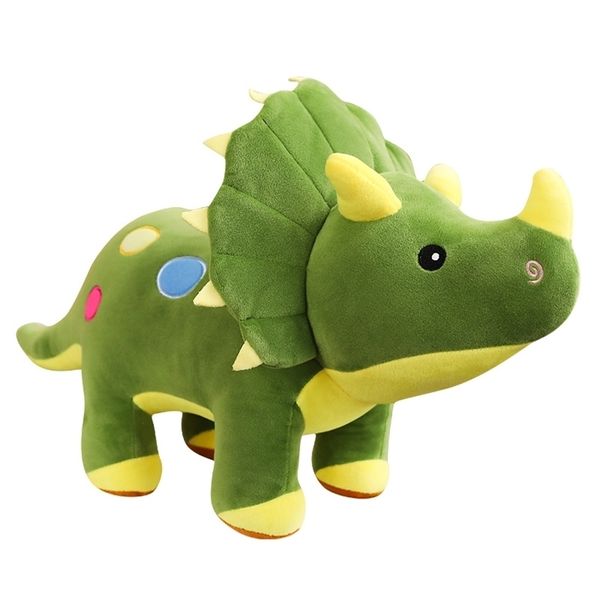 40-100 cm Kreative Große Plüsch Weiche Triceratops Stegosaurus Spielzeug Dinosaurier Puppe Gefüllte Kinder Dinosaurier Geburtstagsgeschenke 210728