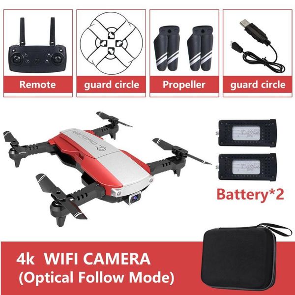 

dron 4k 1080 real-time wifi transmission hd camera optical flow hover rc helicopter quadcopter with drones