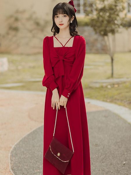 

casual dresses 2021 fashion women's clothing full vintage woman dress for women, Black;gray