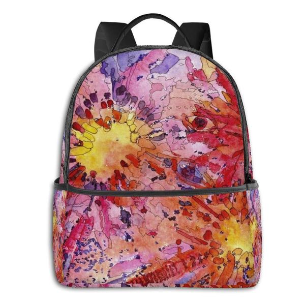 

backpack tie dye women's storage bag cute carrier teen girl boy large capacity rucksack