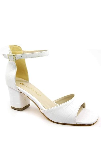 

sandals women's white kroko attached to a wrist-heeled t1927, Black