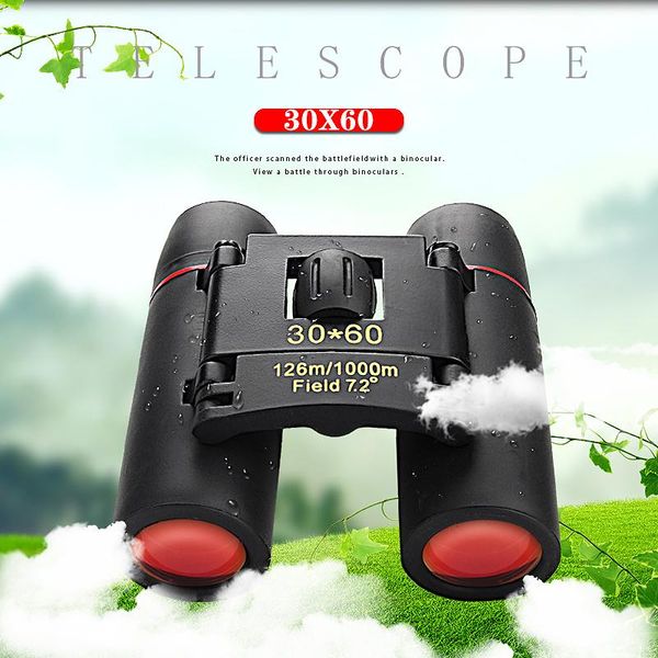 

telescope & binoculars pocket mini powerful zoom 30x60 hd night visiontelescope long range for hunting camping equipment spyglass child