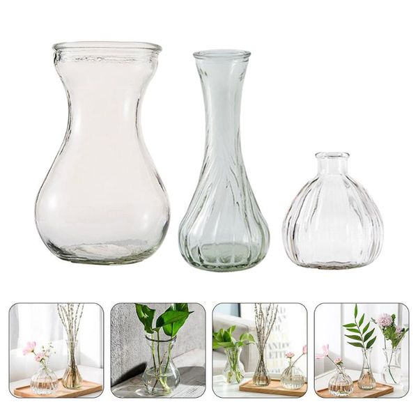 

vases 3 pcs hydroponic flower vase tableacrylic floral arrangement container