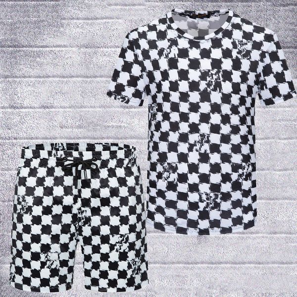 

2022 new men sports suit short-sleeved t-shirt with shorts tracksuits comfortable letter pattern pullover hoodie breathable and dry, daily l, Gray