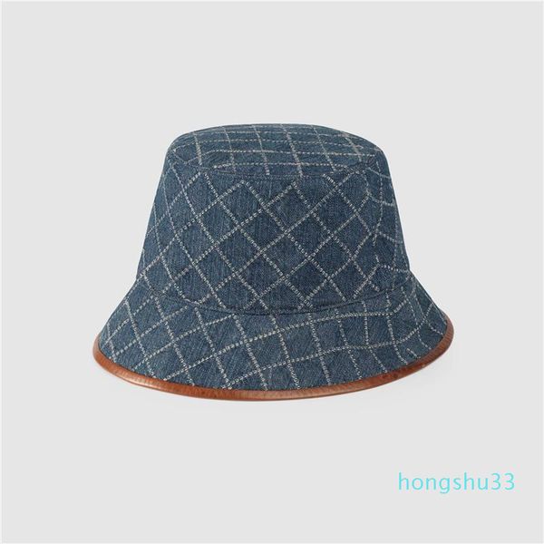 

fashion design letter cowboy bucket hat for men's and women's foldable caps black fisherman beach sun visor wide brim hats folding, Blue;gray