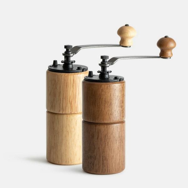 

manual coffee grinders portable adjustable grinder wooden bean mill grinding