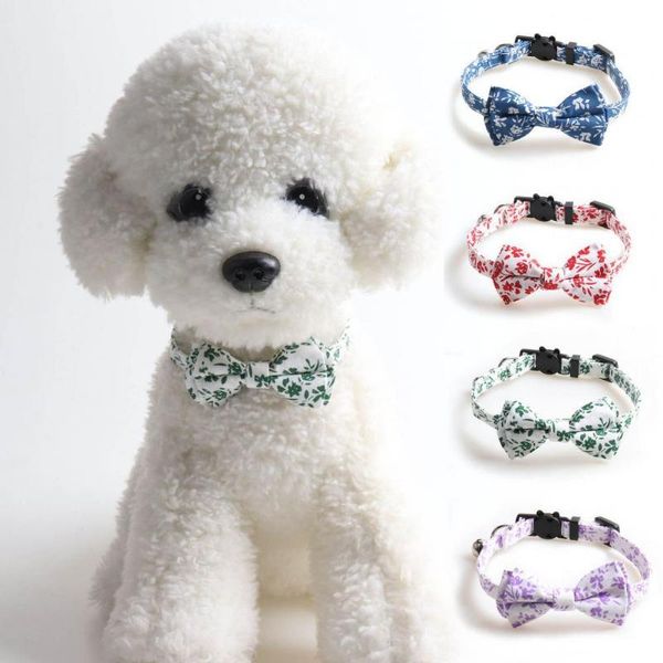 

cat collars & leads cats collar safe buckle pet breakaway bow with bell kitten long-lasting supplies products