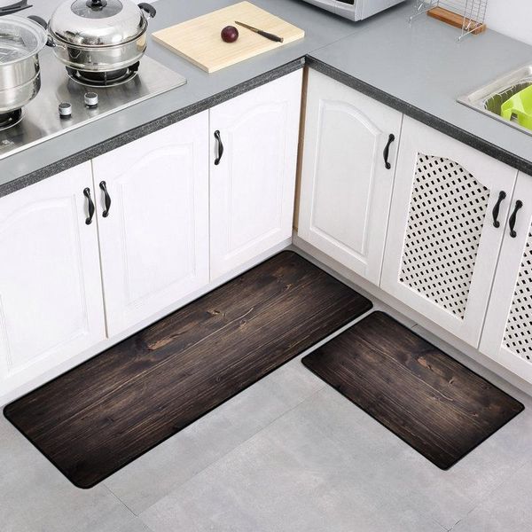 

carpets lmitation wood grain kitchen mat modern home decoration 3d printed floor mats bedroom doormat bathroom door anti-slip floormats
