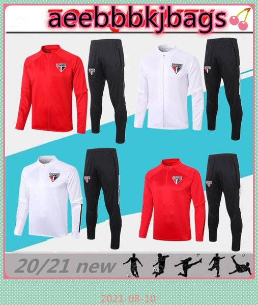 

2021 sao paulo soccer tracksuit jacket jerseys 20 21 camisas de futebol football training suit jackets tracksuits, Black;yellow