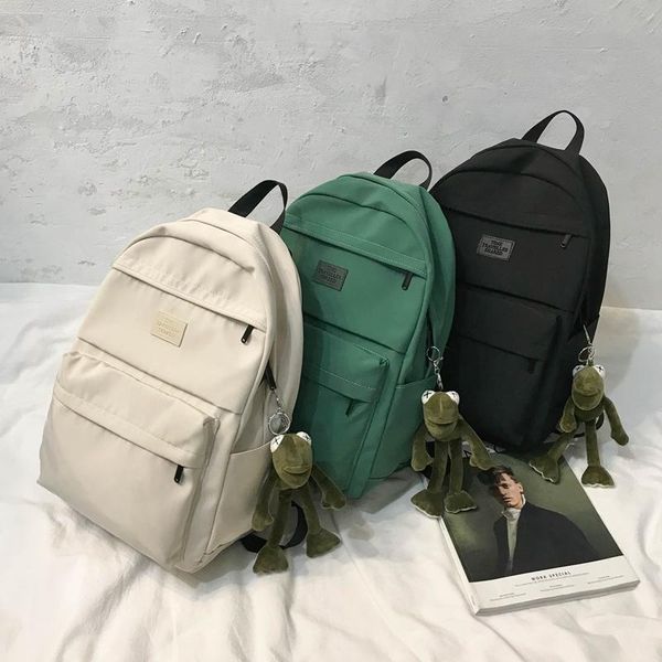 

men's and women's large waterproof backpack, brand, black, oxford, neutral, school, lapbackpack