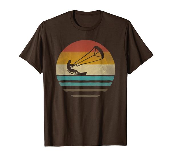 

Kiteboarding Shirt Retro Vintage Silhouette Distressed Gift, Mainly pictures