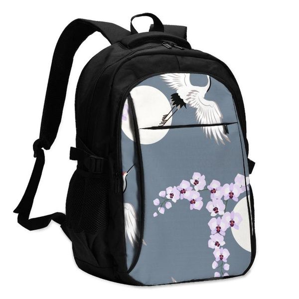 

backpack 2021 lapusb orchids and cranes travel male women leisure