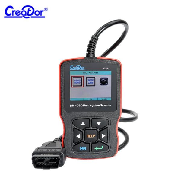 

code readers & scan tools creator c501 for obdii/eobd multi-system scanner
