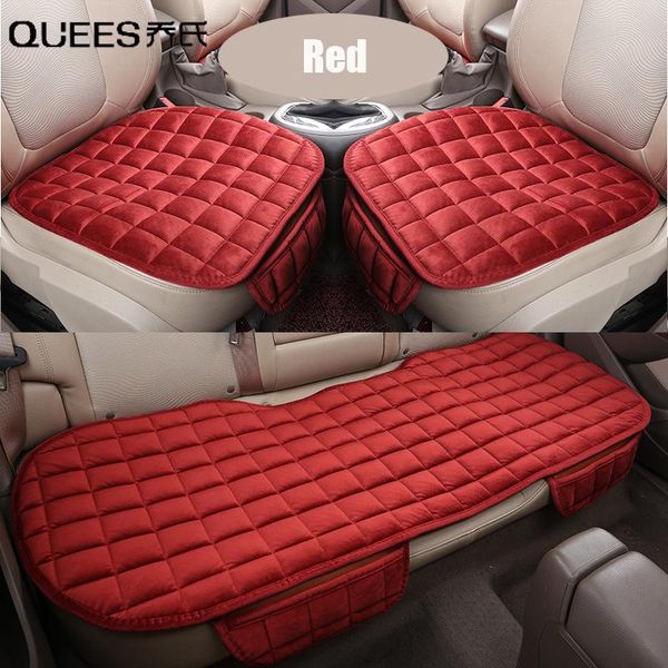 

car seat cushion pile chair warm winter auto protection cover multifunctional home interior accessories covers