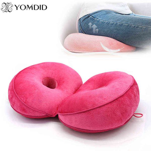 YOMDID Cuscino del sedile multifunzionale Doppio comfort Memory Foam del cuscino del sedile per sollevamento dell'anca Bellissimo cuscino del sedile per la casa 211110