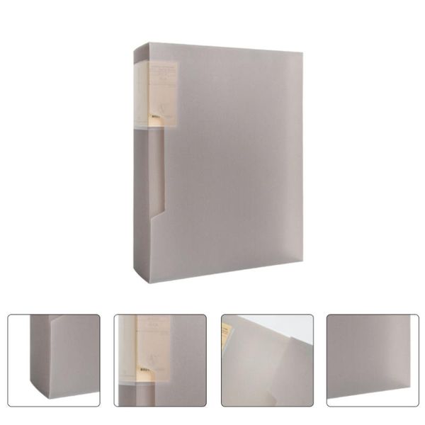 

craft tools 1pc pp file folder paper data for home office school (grey)