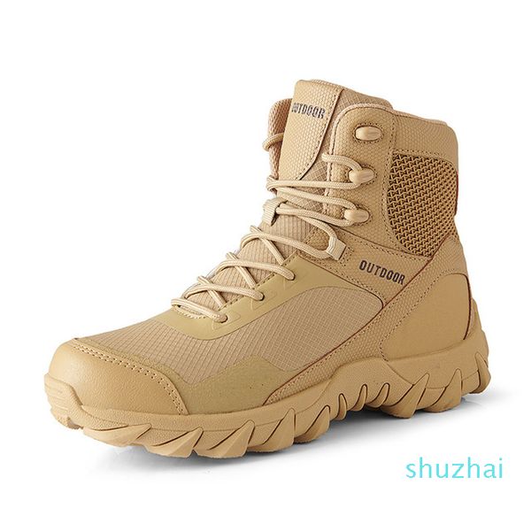 Junge Studenten Modische Canvas-Stiefel Winter atmungsaktive dünne Männer Casual Board Schuhe Wasserdichte Lederoberfläche Weiche Gummisohle Großhandel