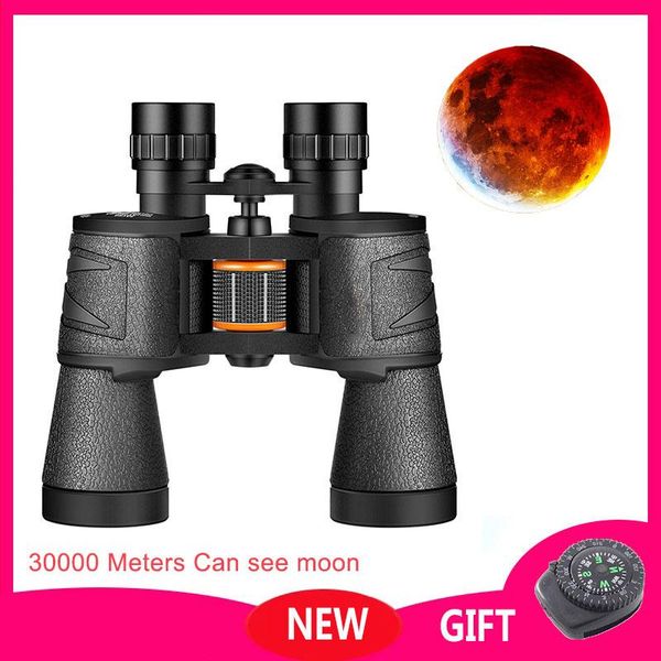 

telescope & binoculars 20x50 powerful professional high magnification hd bak4 prism low light night vision space for camping