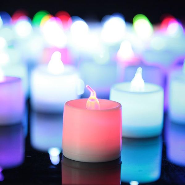 

party decoration 10 pcs creative led seven colors flameless heart wedding neon lamp valentines day bedroom home decor nigh