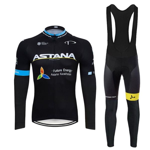 

racing sets autumn cycling jersey set 2021 strava long sleeve mountain bike clothes wear men bicycle clothing ropa, Black;blue
