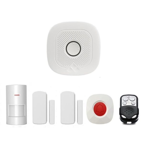 

wifi smart home security alarm system compatible with alexa and -google assistant ideal for garage apartment office systems
